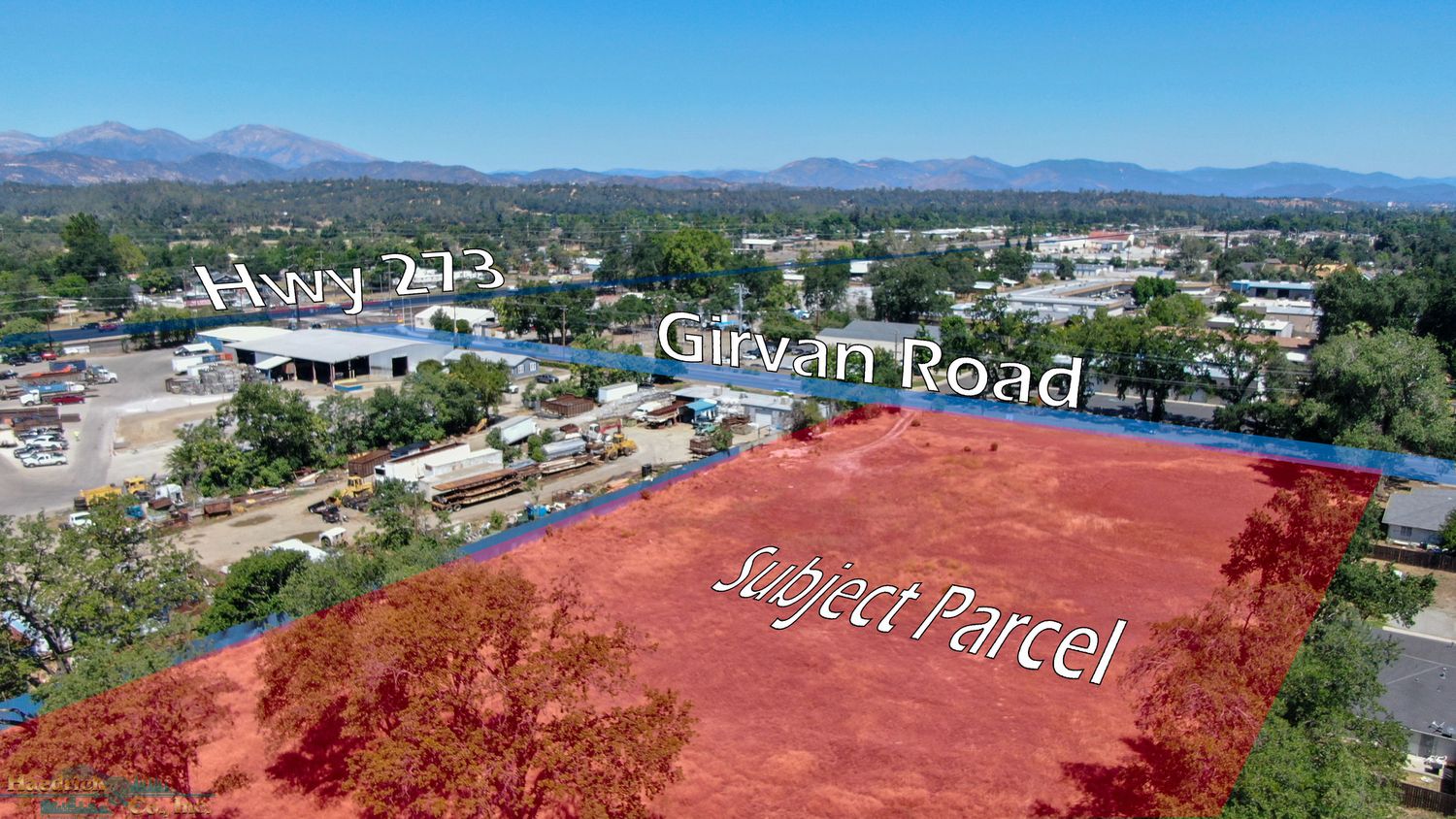 Industrial Developable Land: 2431 Girvan Rd, Redding, CA 96001